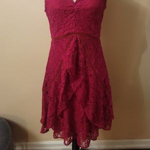 NWOT Taylor Red Cocktail Dress size 8